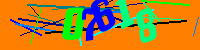 Blue Captcha Image