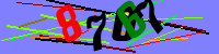 Blue Captcha Image