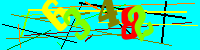 Blue Captcha Image