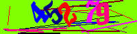 Blue Captcha Image