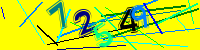 Blue Captcha Image