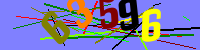Blue Captcha Image